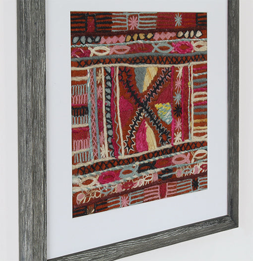 DECOR105 - Burgundy Embroidery 3 20W X 20H