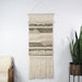 DECOR43 - Chunky Olive & Cream Wall Hanging 24W X 42H 
