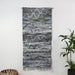 DECOR48 - Handwoven Blue & Charcoal Wall Hanging 30W X 60H