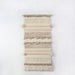 DECOR49 - Handwoven Cream & Ivory Wall Hanging 24W X 53H