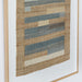 DECOR57 - Lineage Blue And Tan Woven Textile 36x48