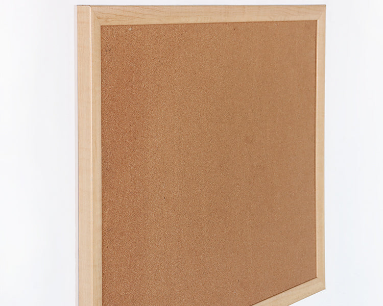Wide Light Wooden Frame Bulletin Board
