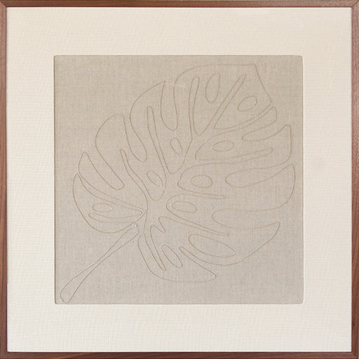DECOR85 - Monstera Embroidered Botanical 36x36
