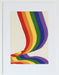 DECOR98 - Pride Flag Waving 1  22W X 29H