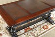 DK103 Tuscan Estates Trestle Desk 