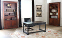 BK52 Mahogany Bookcase with Cabinet Bottom 