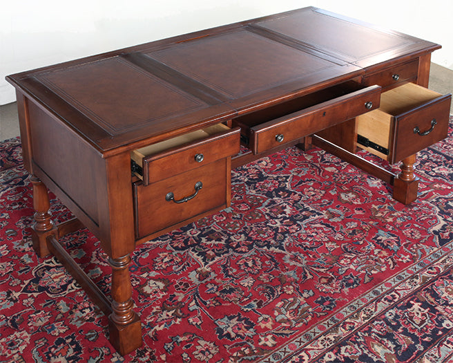 DK132 - Weathered Cherry Desk