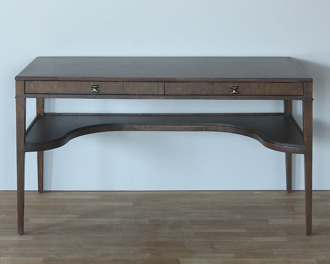 Writing Desk With Curved Mid Shelf