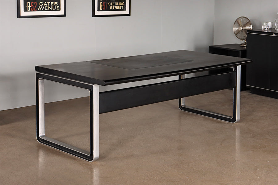 Black & Chrome Desk