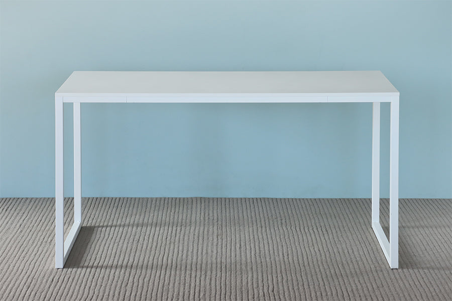 Office Table w/ White Top & Legs