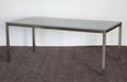 DK43 - Office Table with Metal Frame and Grey Laminate Top