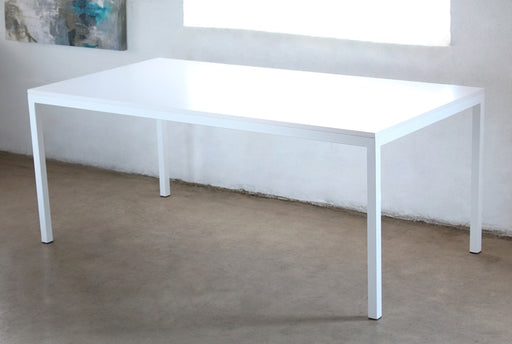 DK44 - 6' Office Table with White Laminate Top