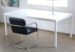 DK44 - 6' Office Table with White Laminate Top