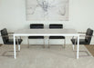 DK44 - 6' Office Table with White Laminate Top