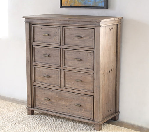 DR113 Settler 7 Drawer Chest of Drawers in Sundried Ash 