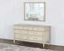 DR124 Vintage Ivory Dresser