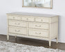 DR124 Vintage Ivory Dresser