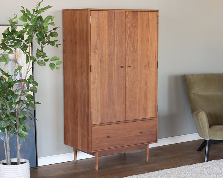 Tall Walnut Dresser