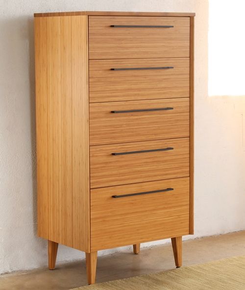 DR88 Sienna 5-Drawer Chest in Caramelized Finish