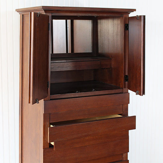 Tall Chest With Mirror