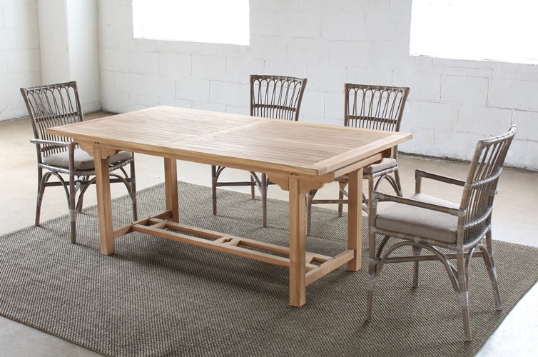 AC152 Bamboo and Woven Rattan Arm Chair