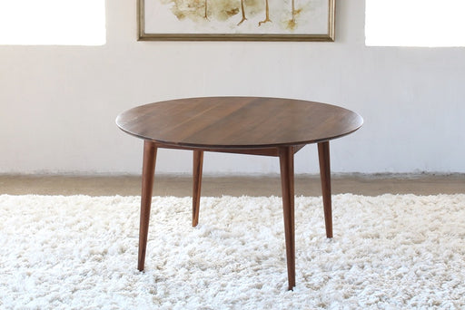 DT114 Vintage Round Danish Modern Dining Table