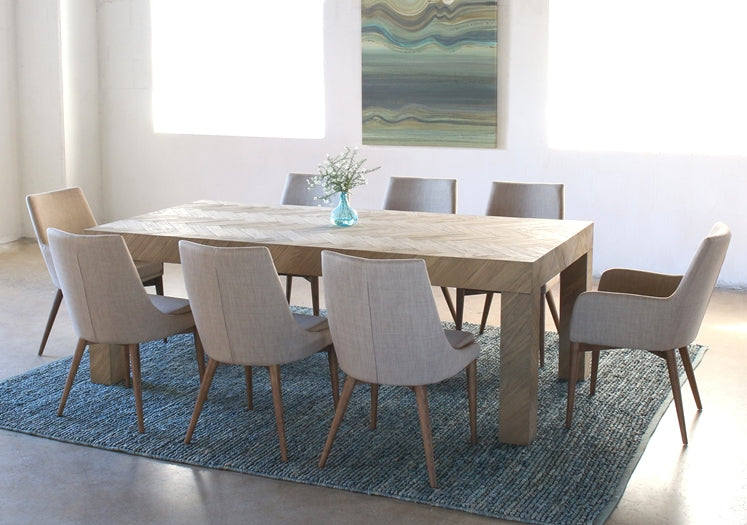 SC162 Walnut Side Chair with Tan Upholstery