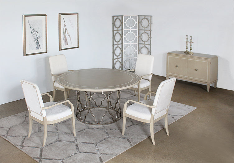 DT145 Savoy Place Round Dining Table