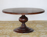 DT148 Magnolia Round Dining Table in Dark Oak