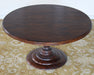DT148 Magnolia Round Dining Table in Dark Oak