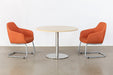 OC84 - Mid-Century Style Burnt Orange Office Arm Chair