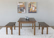 BH113 - Toasted Natural Oak Dining Bench