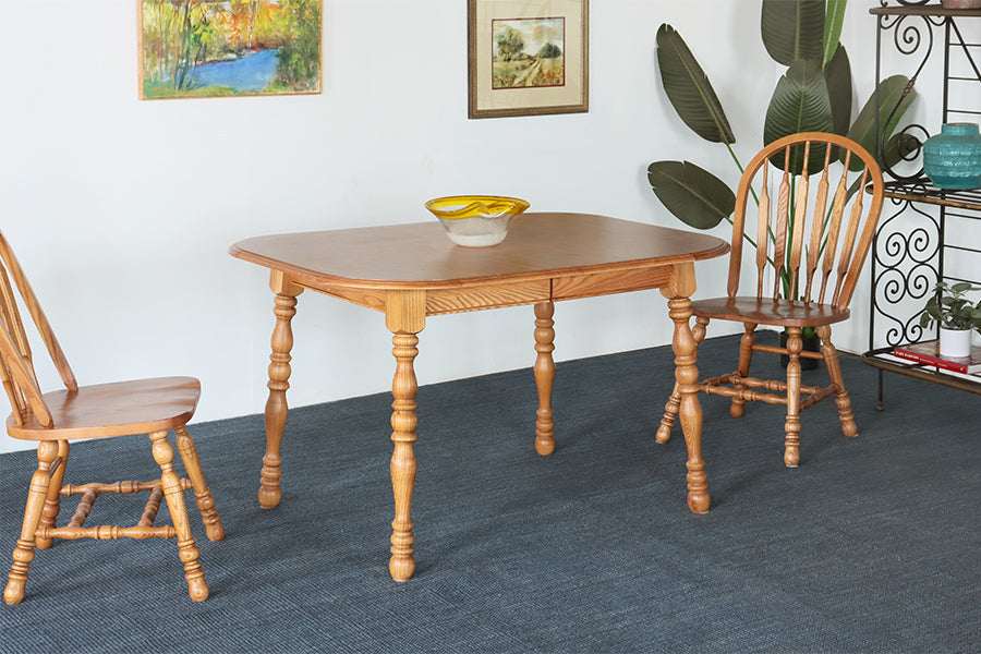 Mid-Century Oak Dining Table