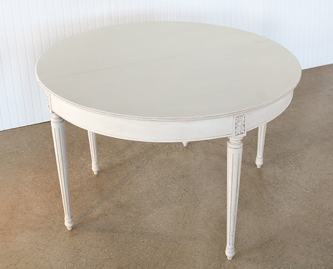 Folding Demi-lune Console Round Table