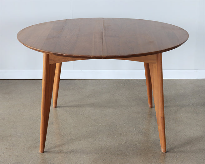 Vintage Round Danish Teak Dining Table