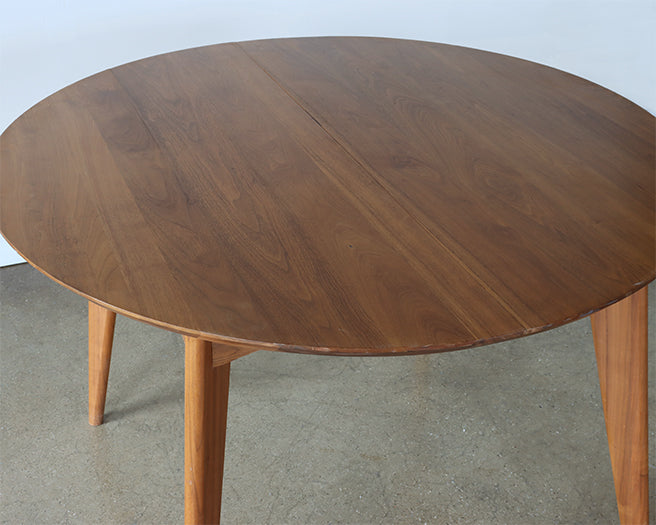 Vintage Round Danish Teak Dining Table