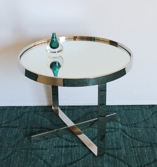 ET316 - Medium Mirror Top End Table