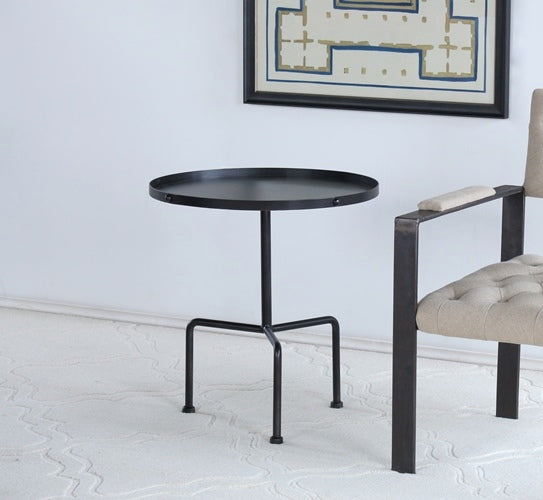 Metal Tripod Side Table