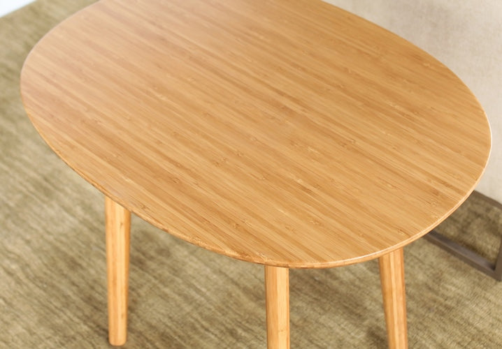 ET352  - Modern Bamboo Oval End Table