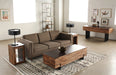 CS171 - Recycled Wood Block Console Table
