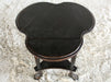 ET371 Mahogany Footed Side Table