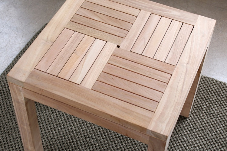 ET373 Natural Teak End Table 