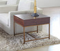 ET416 Mitchell Gold Reeve Drawer Side Table