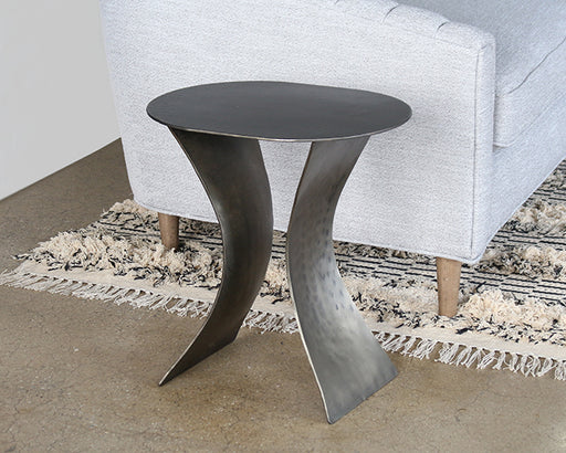 ET421 Element Etched Iron End Table