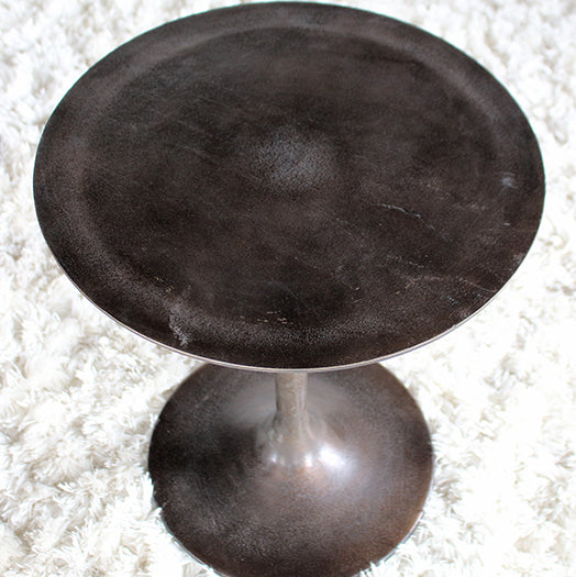 ET424 Tulip Side Table in Antique Rust
