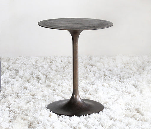 ET424 Tulip Side Table in Antique Rust
