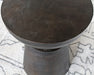 ET463 Antiqued Turned Brass End Table