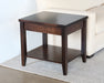 ET465 Crawford End Table with Shelf 