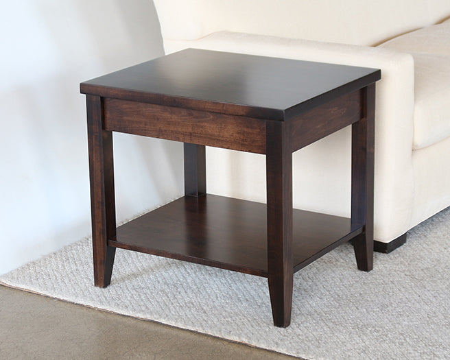 Crawford End Table with Shelf