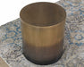 ET483 - Antique Brass Ombre End Table